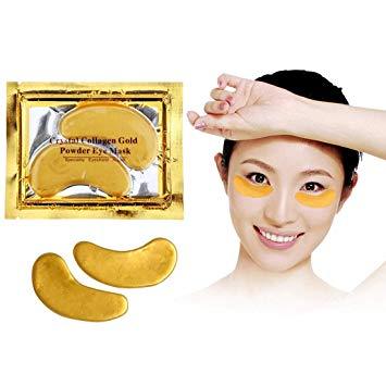 CRYSTAL COLLAGEN GOLD EYE MASK  mkfrgdu1d-8    Exp:2024/01/01
