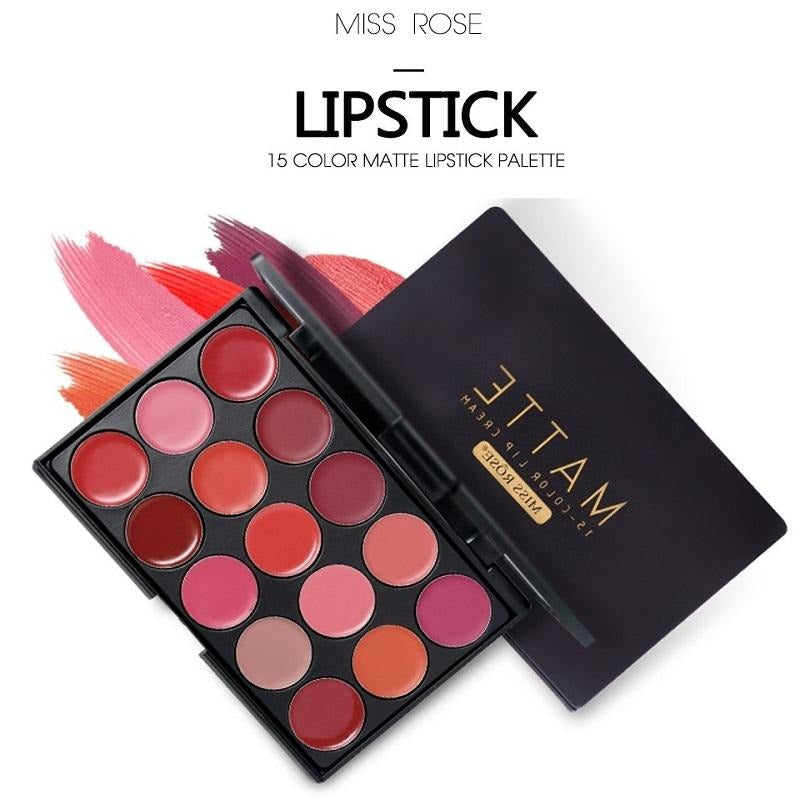 Miss Rose Lipstick Palette Moisturizing Matte Lipstick Cream Lips Makeup  Palette From Youmvp, $3.57