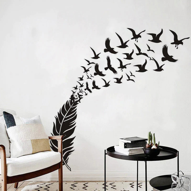 Decorative vinyl wall outlet decals