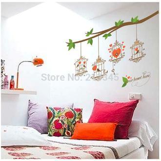 Birdcage Wall Stickers JM7294 – AKIAMORE