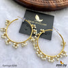 Top Quality Indian Circle Handmade Bali Gajra Style Earrings For cute punjabi Girls