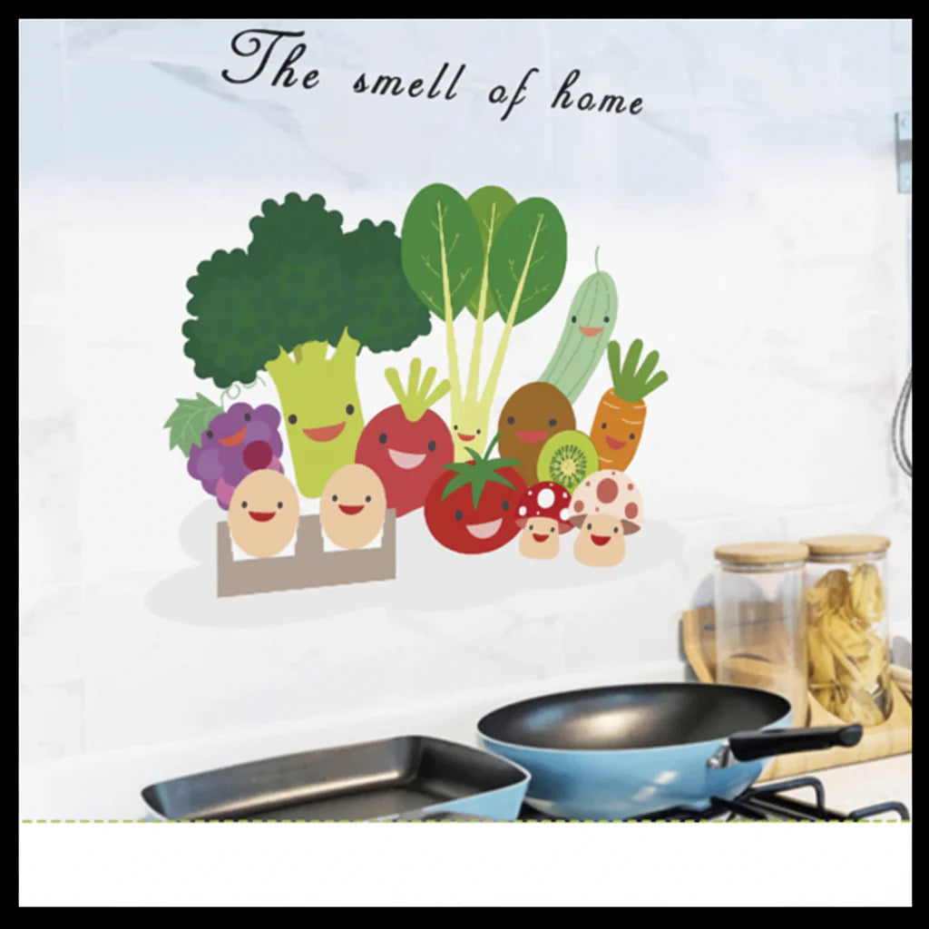 Sheets Kitchen Sticker Kitchen Cabinet Sticker Wall Sticker for Kitchen size 60x90 nc044