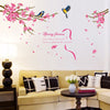 HomeLover Romantic Flowers Wall Stickers for Living Room Decoration