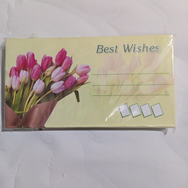 Best Wishes Multi Color Envelope (25 Pcs)