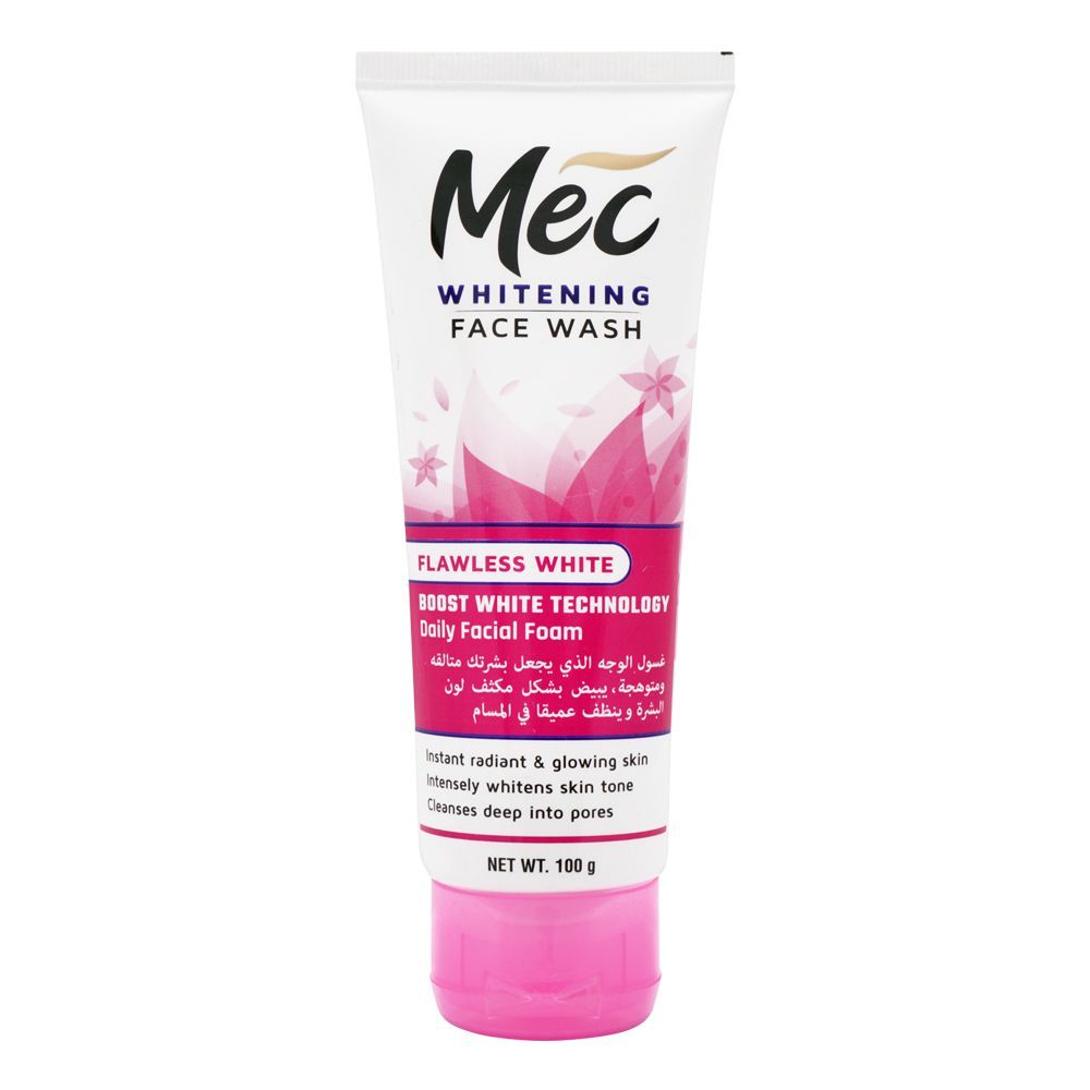 Mec Whitening Face Wash - Daily Facial Foam 100g  mwfwwez4i-b