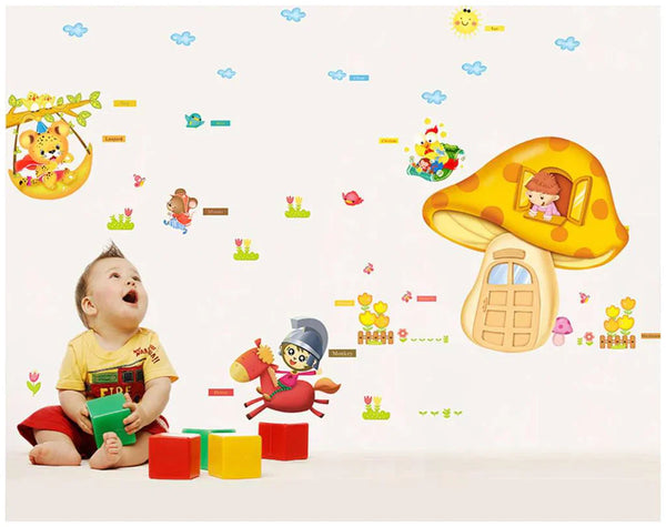 Wall Sticker Kids Play House size(60x90) xl8090