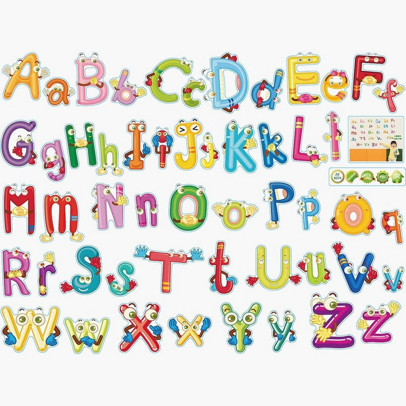 NYT Animals Alphabet Letters Words Wall Sticker Kids Learning Educational Room DecorAy6074
