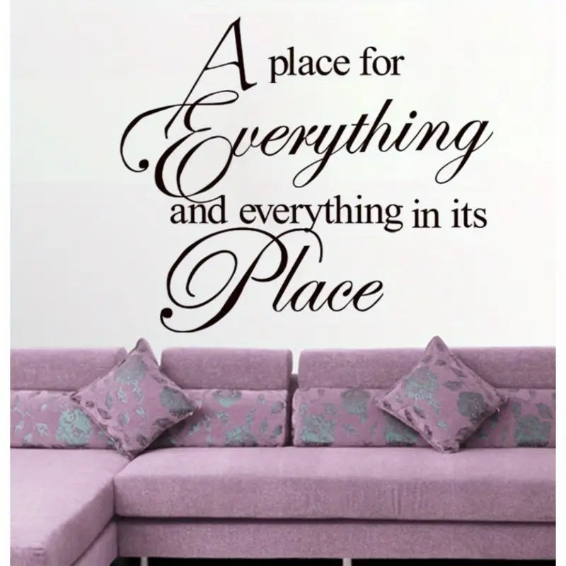 1pc Inspirational Wall Stickers, Motivational Wall Decals, Peel And Stick Vinyl Wall Quotes Stickers, Removable Positive Saying Word Decal For Bedroom Office School Classroom