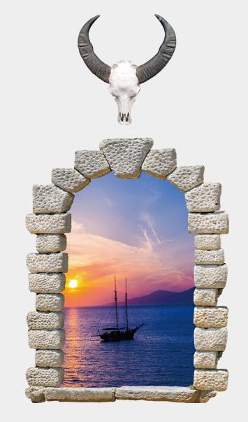 Sk9063b 3D Window Wall Sticker
