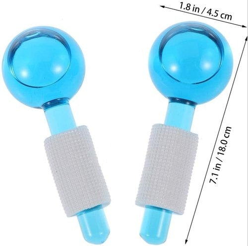 Large Beauty Ice Hockey Energy Beauty Crystal Ball Facial Cooling Ice Globes Water Wave For Face and Eye massage