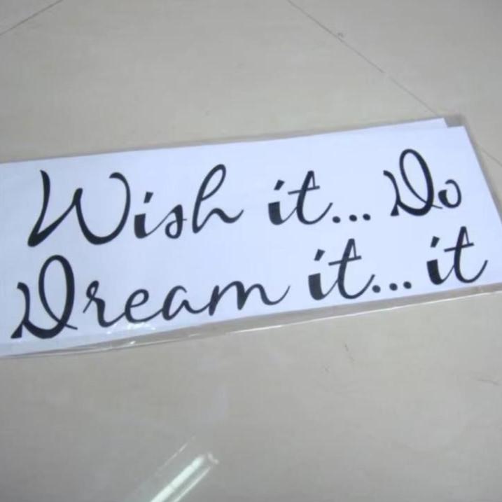 Wish It, Dream It, Do It : Turn the Life You're Living Into the Life You Want   ncwish4518 Size: 45x18cm