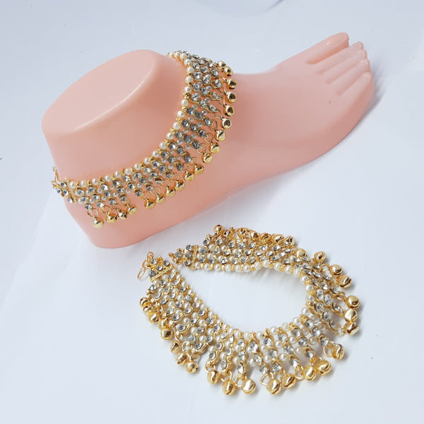 Double Payal white pearl ghunro plfrgda3d-2