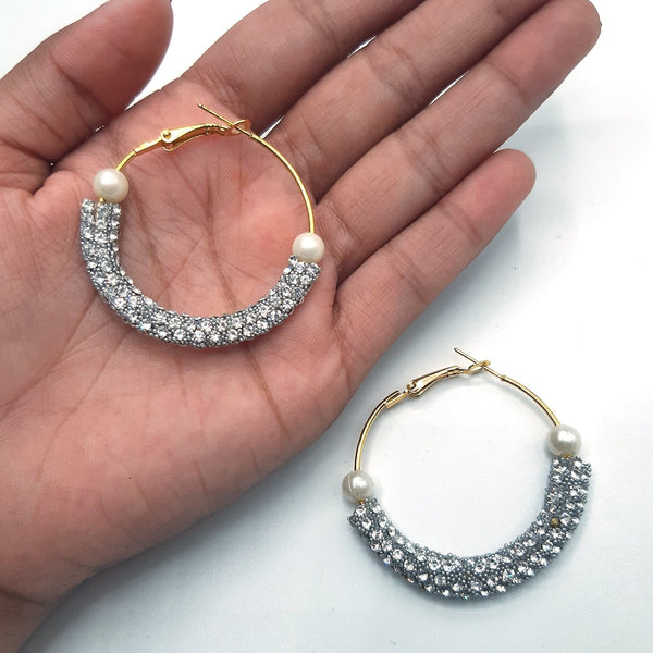 simple bali with silver pearl egfrsrb3e-3