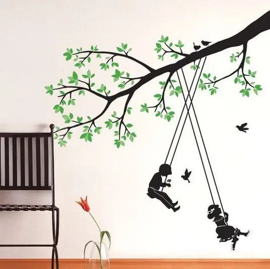 Vinyl wall decal - Swing dm570170 size 50x70
