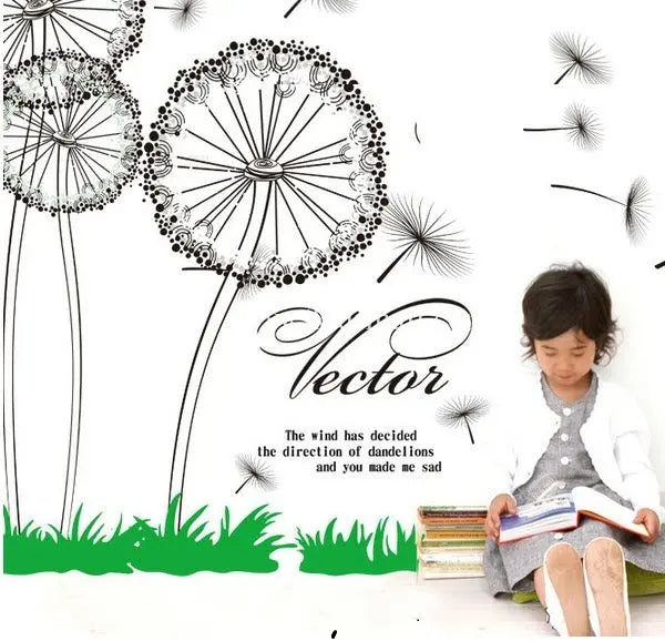 Dandelion DIY Wall Sticker Living Room Model AY937