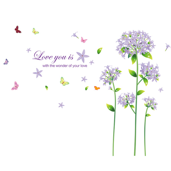 Blue Snowflake Wall Sticker Xh9259