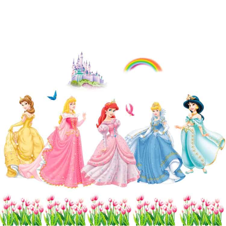 Snow White Seven Dwarfs Wall Stickers - Disney Cartoon Snow White Seven Dwarfs Wall Stickers - Disney Cartoon DecorDecor