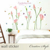 Floral Butterfly wall sticker removeable Sk9112