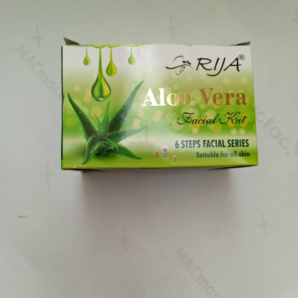 Rija fruit faial kit & aloe vera facial kit & skin whitening facial kit