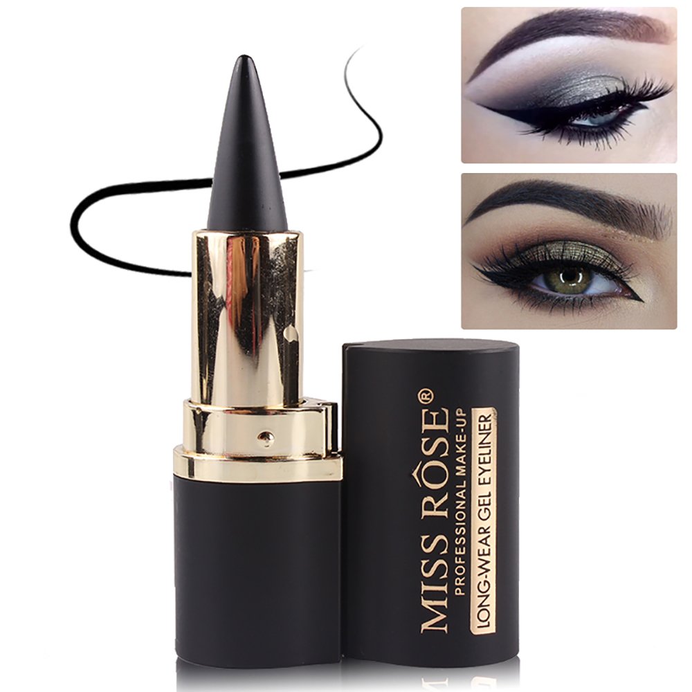 Miss Rose Long Wearing Eyeliner Kajal Black  mrkbkz4g-h