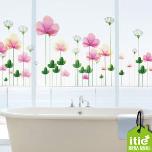 WALLSTICKER/WALL STIKER-50X70-XY8039-WEDDING FLOWER XY8039