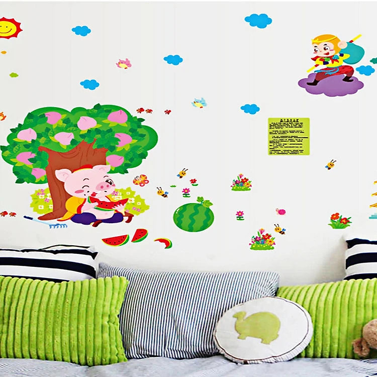 Cartoon wall decal sk9257