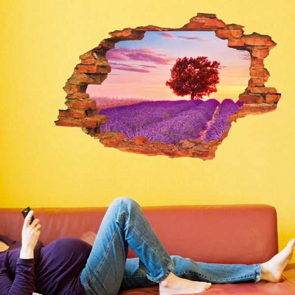 Wall Sticker Scenery | Wall Decoration | Sunset Sticker