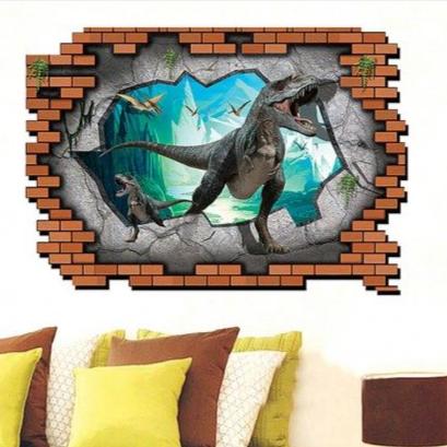 3D Dinosaur Kids Wall Stickers