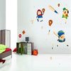 Jm8327 DIY Removable Cute Cartoon Baseball Game Art Mural Vinyl Waterproof Wall Stickers Kids Room Decor Nursery Decal Sticker