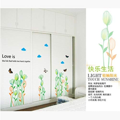 Xys8141 Fresh flowers wall and skirting balcony balcony removable decoration background room decor screw