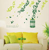 Living room Green Tree Branches PVC Wall Stickers DM570063