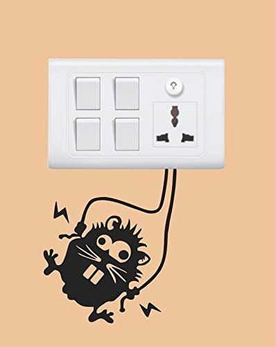 SYGA Set of 1 Switch Board Wall Sticker Modern Art Stickers