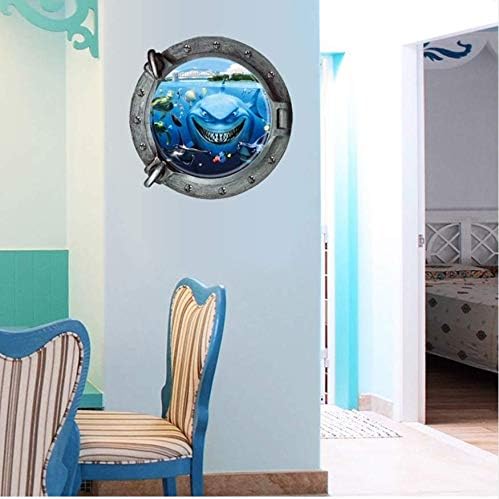 Etiqueta De La Pared Buscando A Nemo Portas De Buey Etiqueta De La Pared Decoraciones Para El Hogar Niños Sealife Coral Tiburón Pescado Barco Escotillas Decoración De La Pared Regalo De Los Niños