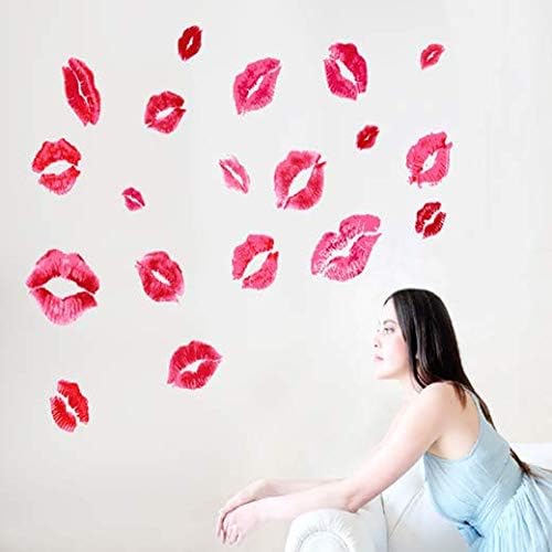 Home Decor Vinyl Wall Sticker Sexy Red Lips Kids Room Decal Art Mural Jm8340