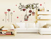 Simple Warm Pink Birdcage Removable Wall Sticker Ay7102