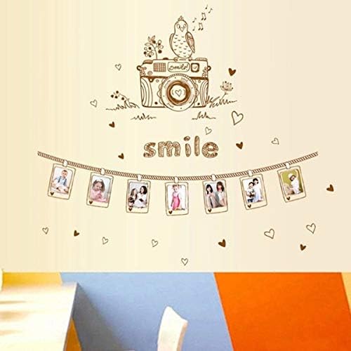 Pegatina Decorativa de Pared Vinilo Infantil con Álbumes Portafotos Decoracion Moderna Original Elegante para Habitación Bebés Niños o Niñas Adhesivo Hogar Salón ay9203 60x90