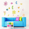 NC5070-5 Flower Butterfly DIY Removable Wall Stickers