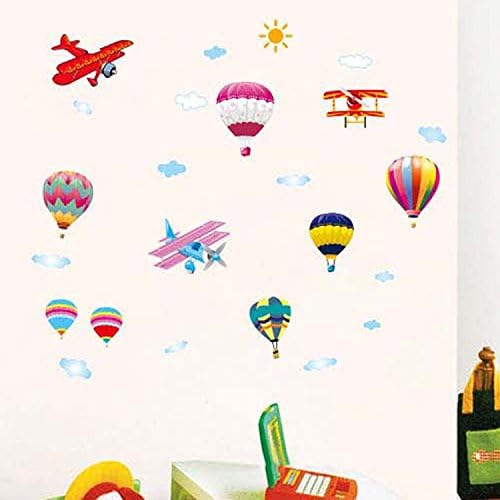 Ays622  Hot air balloon, Airplanes Removable Wall Sticker