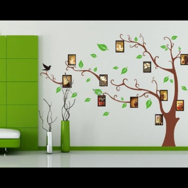 Family Photo Tree Wall Sticker  size 60x90 ay9063c