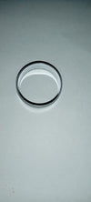 Round Silver Stainless Steel Ring for Men  mgfrsrf3w-8