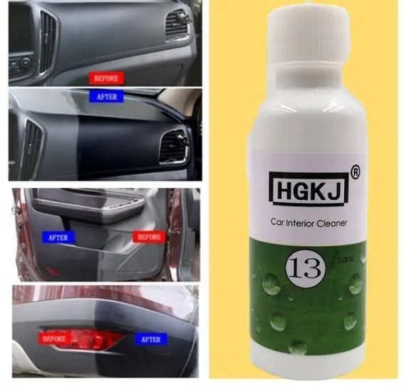 HGKJ 13- Plastic Parts Retreading Agent Wax Instrument Panel Auto Interior Coating