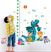 Kid's Dinosaur Height Stick Wall Stickers Ay9229w