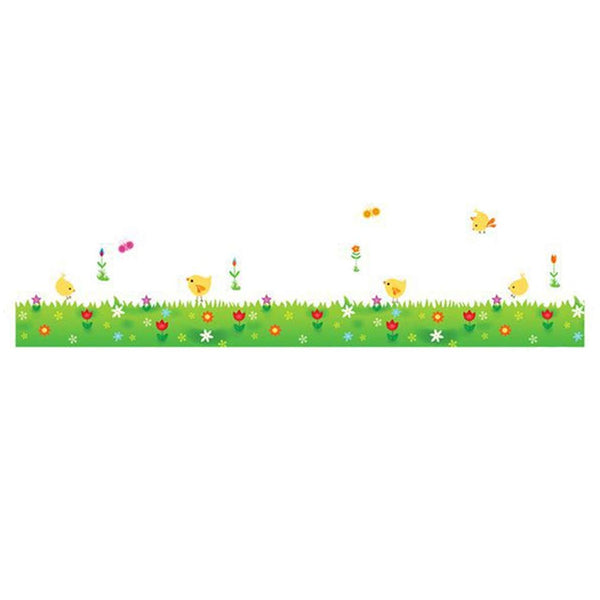 Wall Sticker Butterflies Flowers Birds Grasses Paper Ay763