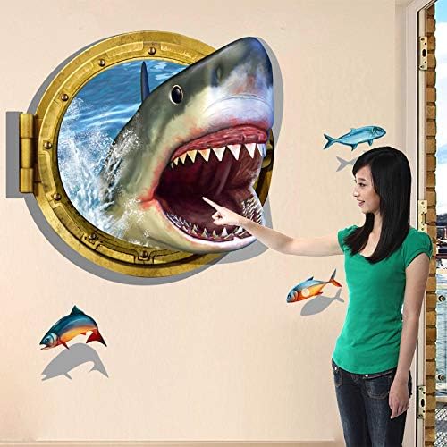 Fish 3D Wall Sticker for Living Room Bedroom Office and All Decorative Stickers