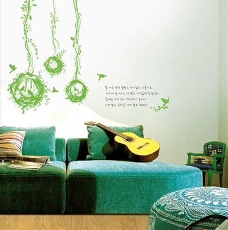 Wall Deco Sticker BIRD size 50x70 ay7026a