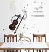 Violin wall stickers Musical decoration music musician minstrel decoration kids room decoration AY7180