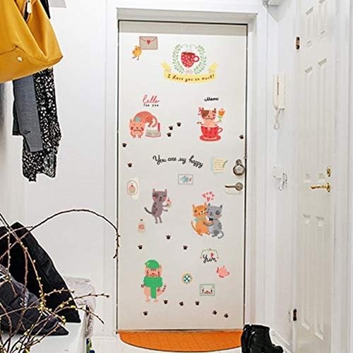 Cat Stickers, Wardrobe, Refrigerator, Door, Crib, Kindergarten, Decorative Wall Stickers , 2724656861324