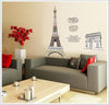 France Eiffel Tower Wall Sticker with quotes AY1930