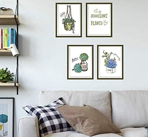 HM71005n WALLSTICKER PLANTS AND FRAME