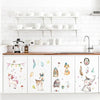 Sk7156 Watercolor unicorn children room porch bedroom cupboard kindergarten school children's fun decoration can remove PVC wall paste wall sticker home decoration